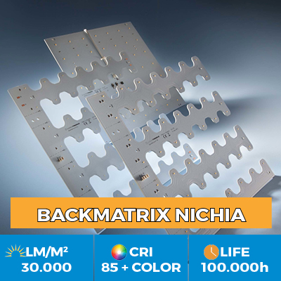 Matrici Profesionale BackMatrix LED Nichia, pana la 39.000 lm / metru patrat